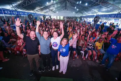 notícia: Governo do Pará entrega mais de 1,5 mil óculos de grau na Aldeia Cabana, em Belém