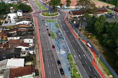 notícia: Nova Rua da Marinha garante mais um corredor de infraestrutura e mobilidade urbana na Grande Belém