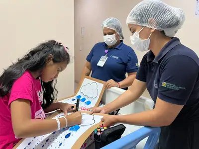 notícia: Hospital Octávio Lobo incentiva a consciência socioambiental entre os pacientes