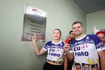 galeria: GOVERNADOR VICE GOVERNADORA ENTREGA CRECHE POR TODO O PARÁ FARO