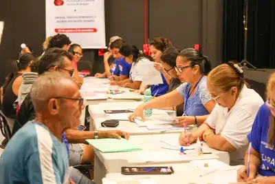 notícia: Secretaria de Justiça realiza mutirão de cidadania no horário noturno em Belém