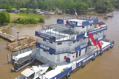 notícia: Equipes da Base Antônio Lemos, de Breves, apreendem 15 tabletes de “supermaconha” em embarcação com destino a Belém