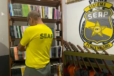 notícia: Campanha de arrecadação de livros da Seap reforça ações de ressocialização no sistema penal