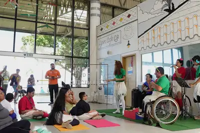 notícia: Mostra artística do Centro Integrado de Reabilitação celebra evolução dos usuários