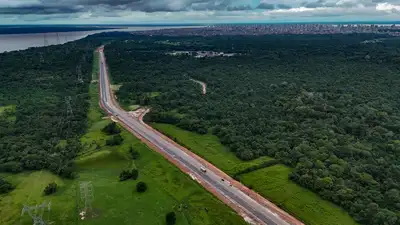 notícia: Governo do Pará entra na fase final das obras da Avenida Liberdade, novo marco da mobilidade metropolitana