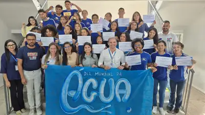 notícia: Cosanpa premia estudantes em concurso de maquetes do Complexo Bolonha em Belém