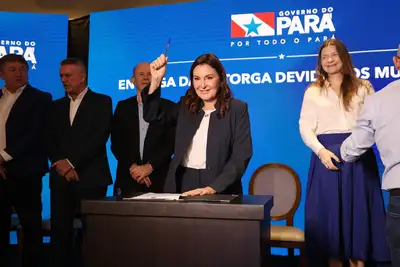 notícia: Governo do Pará realiza novo repasse de recursos para mais 42 municípios contemplados na concessão do saneamento