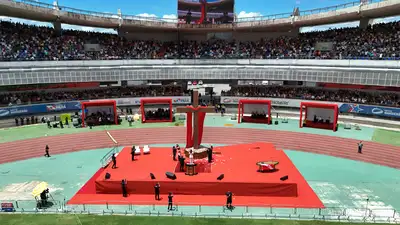 notícia: Com apoio do governo do Pará, evento “Família ao Pé da Cruz” reuniu mais de 50 mil pessoas no Mangueirão 