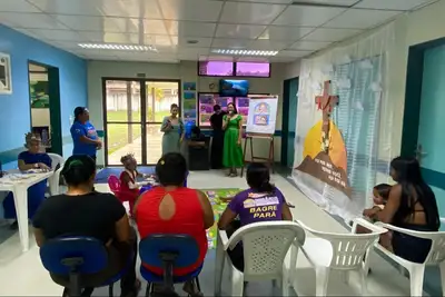 notícia: HRPM promove momento de acolhimento e celebração da Páscoa para crianças internadas