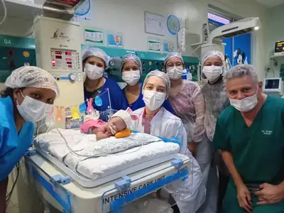 notícia: Em Marabá, 'coelhinhos' da Páscoa renovam esperanças na UTI Neonatal