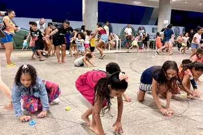 notícia: Secult encerra programação de Páscoa no Parque da Cidade com chave de ouro