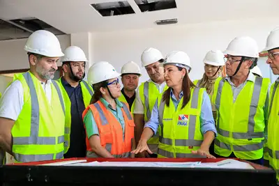 notícia: Governo do Estado avança com obras do Hospital Materno-Infantil de Santarém para garantir a expansão da assistências a mães e bebês 