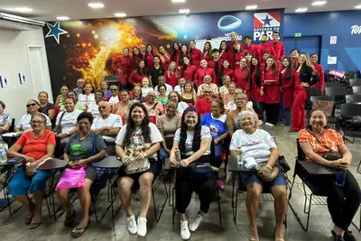 notícia: Governo do Pará realiza atividade de promoção à saúde bucal para participantes do Vida Ativa