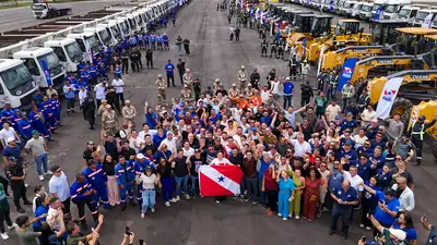 notícia: Governadora Hana Ghassan lança nova etapa do Asfalto Por Todo o Pará com 270 km de pavimentação