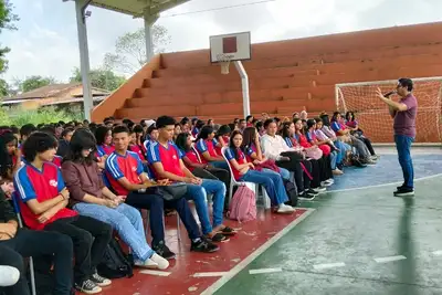 notícia: Educadores participam de formação sobre saúde mental promovida pelo Programa Escola Segura em Parauapebas