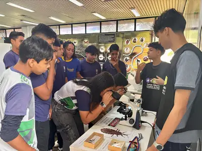 notícia: Planetário do Pará amplia conscientização sobre Doença de Chagas durante visitações públicas e escolares