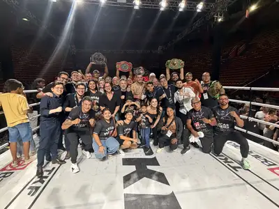 notícia: Paraense conquista cinturões internacionais e leva público ao delírio no Mangueirinho