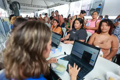 notícia: Programa “Por Todas Elas” leva serviços gratuitos e reforça cidadania no bairro do Telégrafo, em Belém