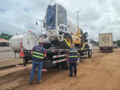 notícia: Sefa apreende misturadora de concreto avaliada em R$ 380 mil