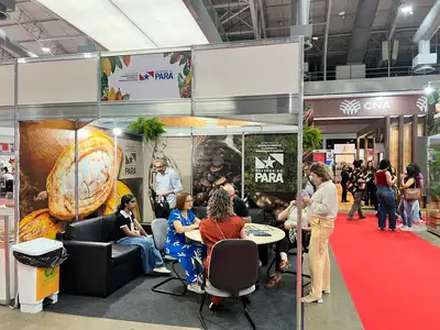 notícia: Sedeme apresenta incentivos fiscais e fortalece ambiente de negócios no Chocolat Amazônia e Flor Pará