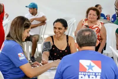 notícia: Por Todas Elas leva serviços de saúde e cidadania à população da Pratinha, em Belém