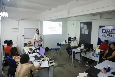 notícia: Caravana do PAE tem início na DRE Belém 01 com foco na organização dos processos administrativos