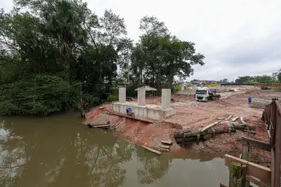 galeria: Obra Ponte sobre o Rio Maguari
