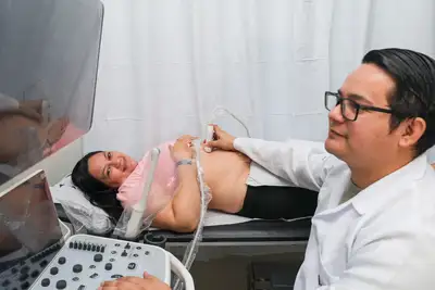 galeria: Agenda do Governo do Estado  Acompanhamento de pré-natal com uso de aparelho de ultrassom doado pelo Governo do Estado, por meio da Sespa
