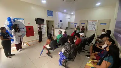 notícia: HRPC promove ação educativa sobre uso seguro de medicamentos para pacientes e acompanhantes da hemodiálise