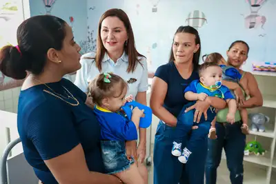 notícia: Governadora Hana Ghassan entrega a 26ª creche do programa 'Creches Por Todo o Pará', em Quatipuru