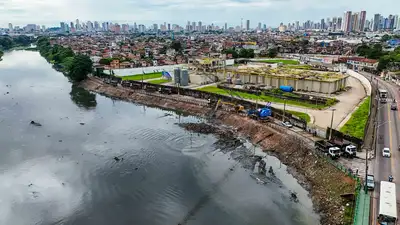 notícia: Governo do Pará realiza dragagem do Canal São Joaquim, em Belém