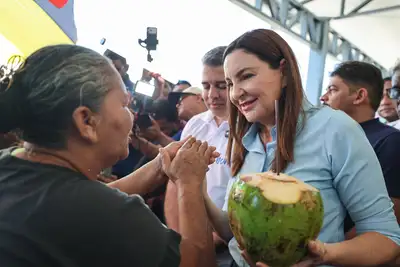 notícia: Governadora Hana Ghassan entrega Nova Feira de Tucuruí, após investimento de R$ 19,7 milhões do Estado