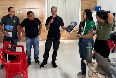 notícia: Ideflor-Bio debate manejo do fogo, uso público e fortalecimento das unidades de conservação estaduais em São Geraldo do Araguaia