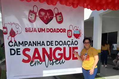 Luiza Helena Santana, assistente social do Hemonúcleo de Capanema, desenvolve ações educativas e orientação social em municípios do interior.