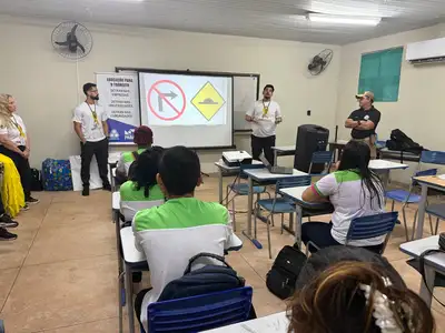 notícia: 'Detran nas Comunidades' leva ações educativas a Curuçá e Santo Antônio do Tauá