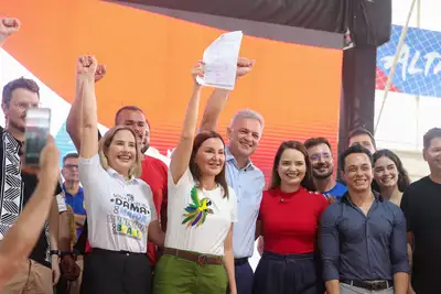 notícia: Governadora Hana Ghassan assina convênio que amplia a malha de asfalto em Altamira