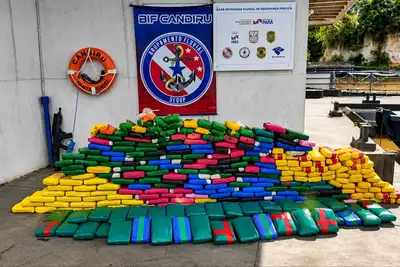 notícia: Base Candiru apreende quase meia tonelada de drogas em uma semana nos rios do Pará 