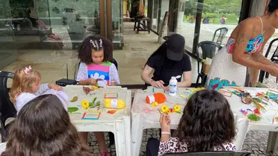 notícia: Mangal das Garças realiza oficina gratuita de móbiles naturais para crianças no domingo, 24 