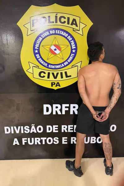 notícia: Polícia Civil prende dois investigados por envolvimento em roubo à joalheria em Belém