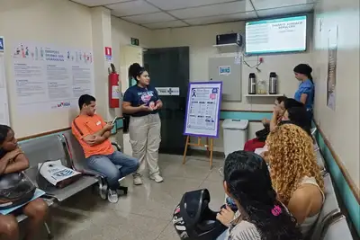 notícia: Maio Roxo reforça conscientização sobre doenças inflamatórias intestinais no Hospital Regional de Marabá