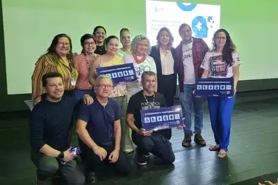 notícia: Sespa faz capacitação para atendimento do público TEA e entrega placas de prioridade na Fundação Cultural do Pará