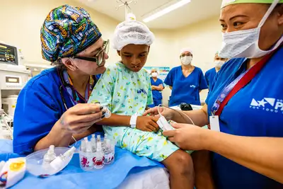 notícia: Referência em cirurgias de fissuras labiopalatinas, Regional do Baixo Amazonas sedia mutirão cirúrgico da “Operação Sorriso”