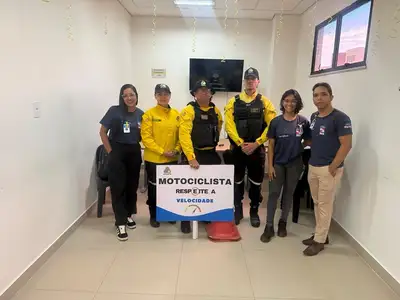 notícia: Policlínica Carajás promove mobilização para prevenção de acidentes de trânsito