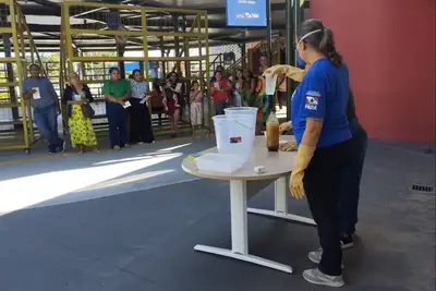 notícia: Semas capacita moradores de Cametá em educação ambiental e reaproveitamento de resíduos