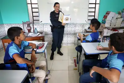 notícia: Polícia Militar do Pará consolida estratégias preventivas e atende cerca de 27 mil estudantes