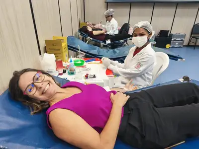 notícia: Santa Casa supera meta de doações de sangue em ação de captação para Fundação Hemopa 