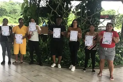 notícia: Educação de Jovens e Adultos da UsiPaz Bengui e Cabanagem tem aula no Utinga