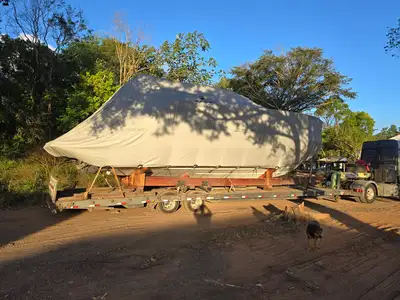 notícia: Sefa apreende lancha avaliada em R$ 1.840.000,00 na Serra do Cachimbo 