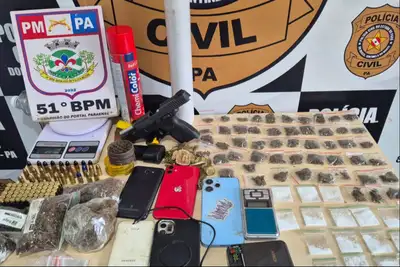 notícia: Em operação integrada, PC e PM prendem suspeito de envolvimento em organização criminosa em Dom Eliseu