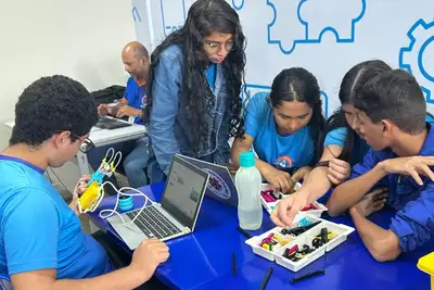 notícia: Centro de Inovação e Sustentabilidade da Educação Básica de Santo Antônio do Tauá é referência na rede pública de ensino